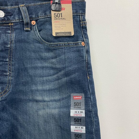 NWT - Levi's 501 Original Fit Men's Jeans (005013080), Unicycle - Size 32Wx30L - Picture 9 of 12